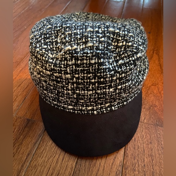 Express Tweed & Faux Suede Hat - NWT - Picture 1 of 5
